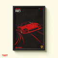Ferrari F40 – Red Legacy Wall Art
