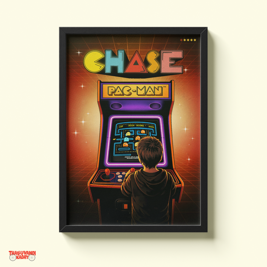 Chase Every High Score – Retro Arcade Wall Art