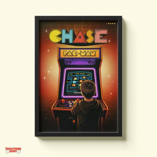 Chase Every High Score – Retro Arcade Wall Art