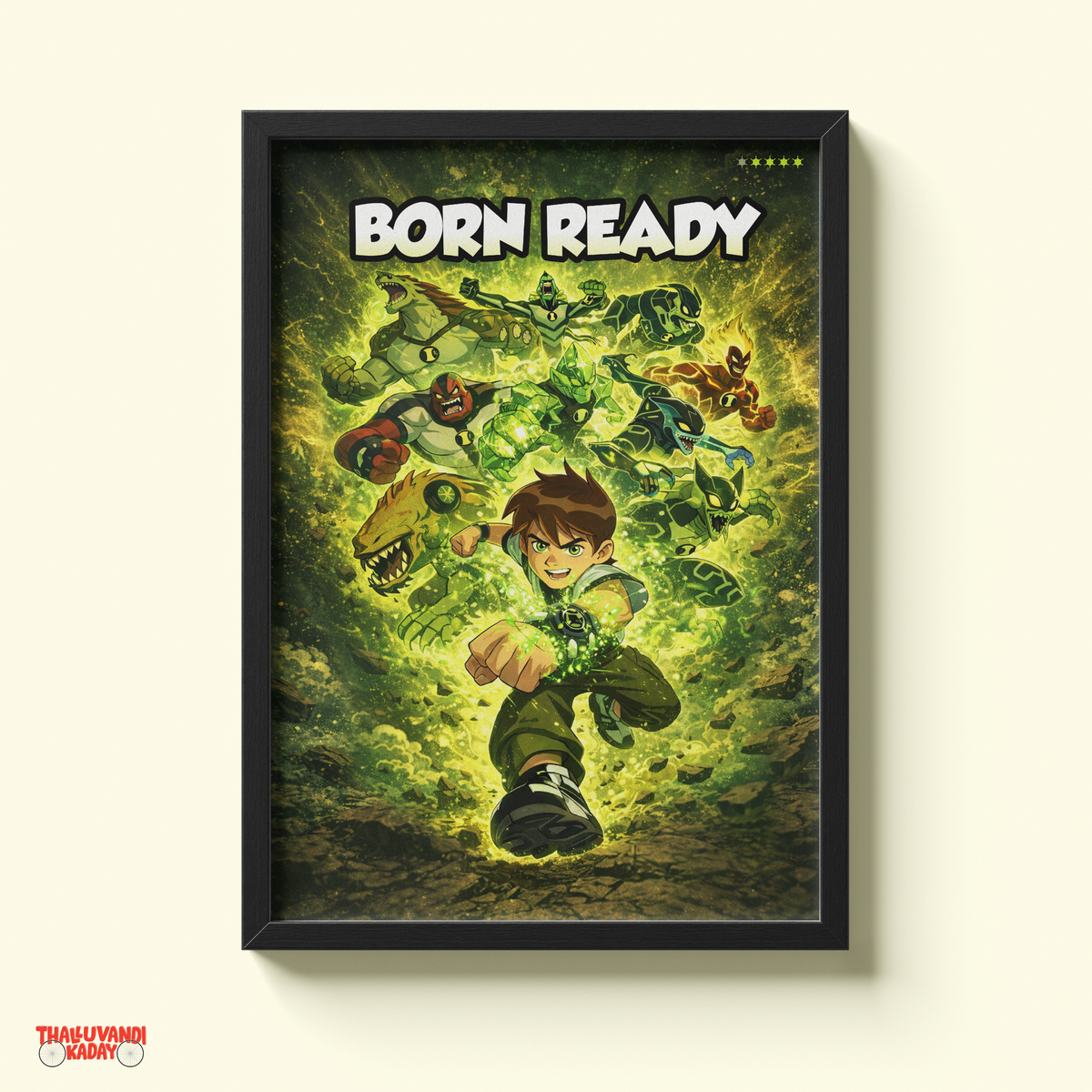Ben 10 – Born Ready Action Wall Art Poster