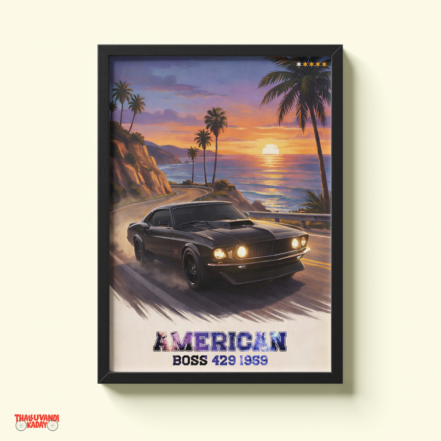 American Boss 429 (1969) – Classic Muscle Car Wall Art