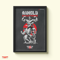 Results Over Excuses – Bodybuilding Legend Wall Art