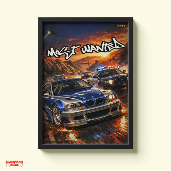 Most Wanted – Street Racing Wall Art