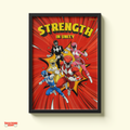 Power Rangers – Strength in Unity Classic Action Wall Art