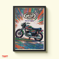 Yezdi Roadking – Ride on Freedom Wall Art