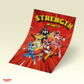 Power Rangers – Strength in Unity Classic Action Wall Art