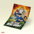 Jackie Chan Adventures – Fall Seven Rise Eight Motivational Wall Art