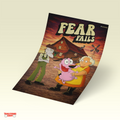 Courage the Cowardly Dog – Fear Fails Motivational Wall Art