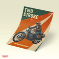 Two Stroke Legend – Vintage Motorcycle Wall Art