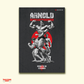 Results Over Excuses – Bodybuilding Legend Wall Art