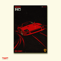 Ferrari F40 – Red Legacy Wall Art