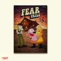 Courage the Cowardly Dog – Fear Fails Motivational Wall Art