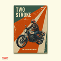 Two Stroke Legend – Vintage Motorcycle Wall Art