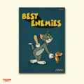 Tom and Jerry – Best Enemies Classic Cartoon Wall Art