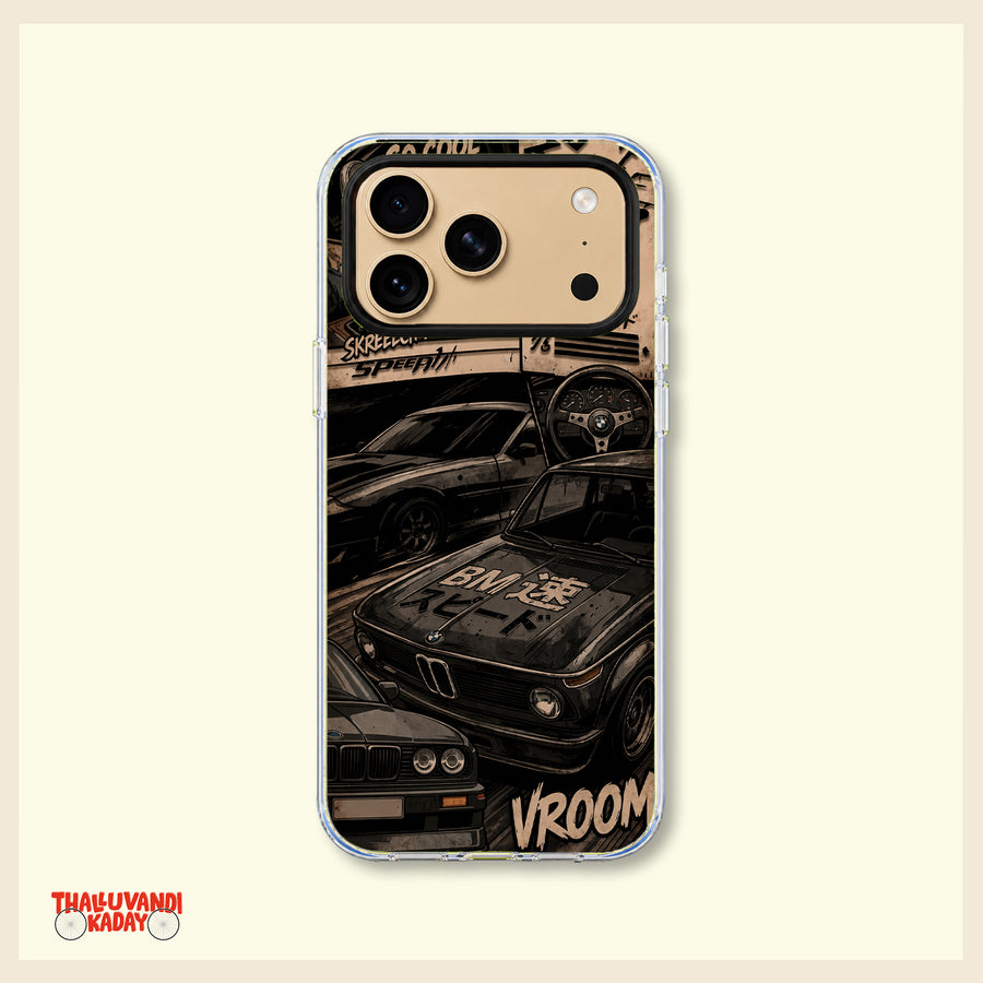 BMW Classic JDM Culture Hard Clear Case