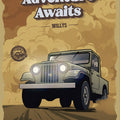 Adventure Awaits – Vintage Willys Jeep Wall Art