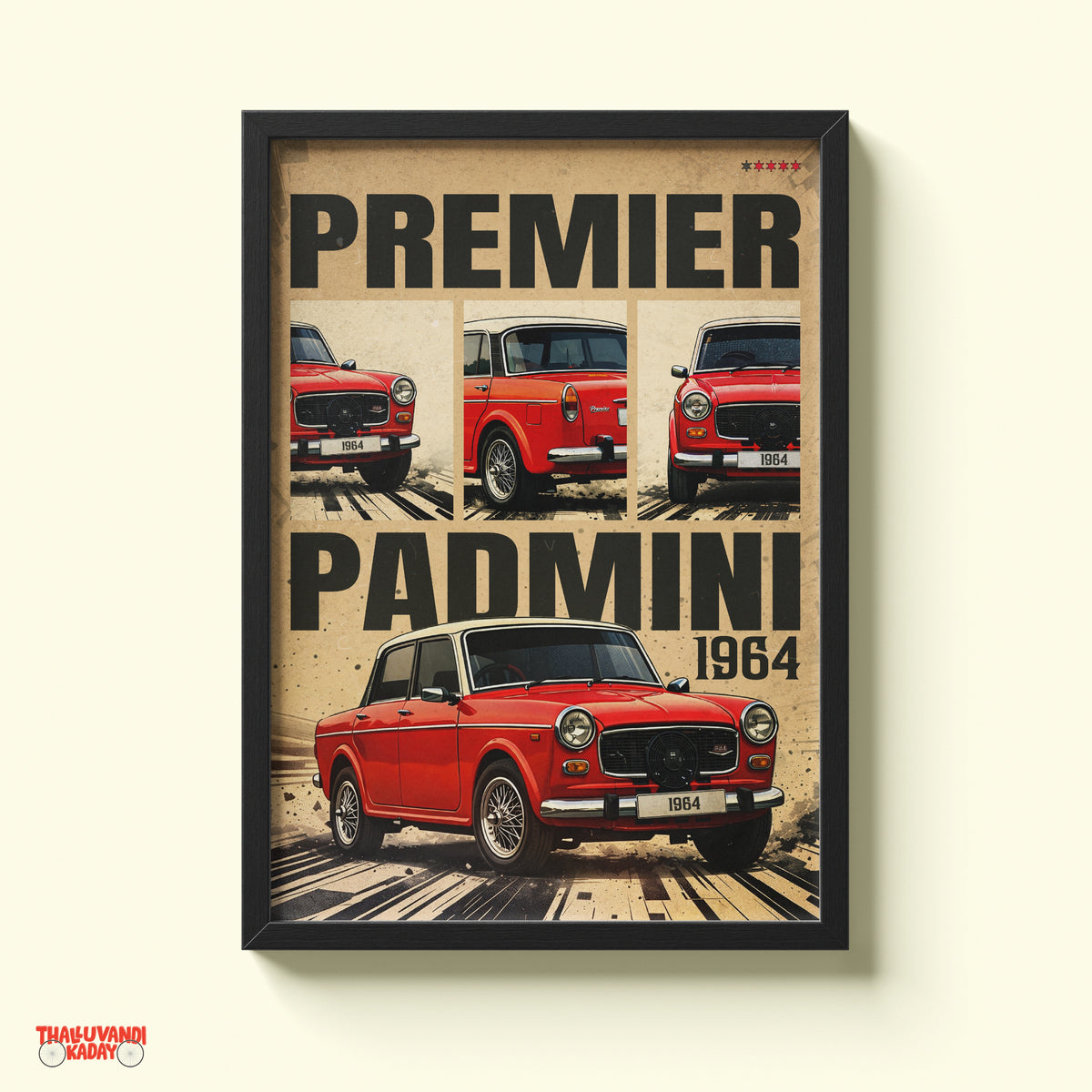 Premier Padmini 1964 – Classic Indian Icon Wall Art