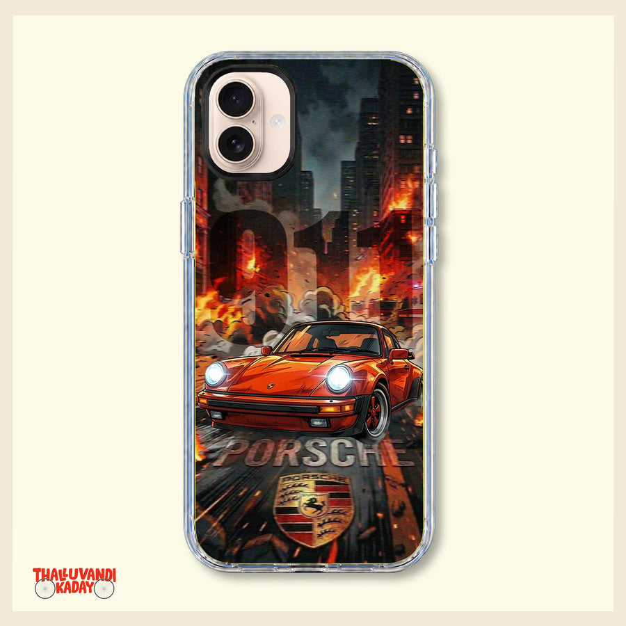 Retro Porsche Hard Clear Case