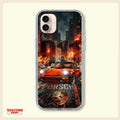 Porsche 911 Inferno Clear Phone Case
