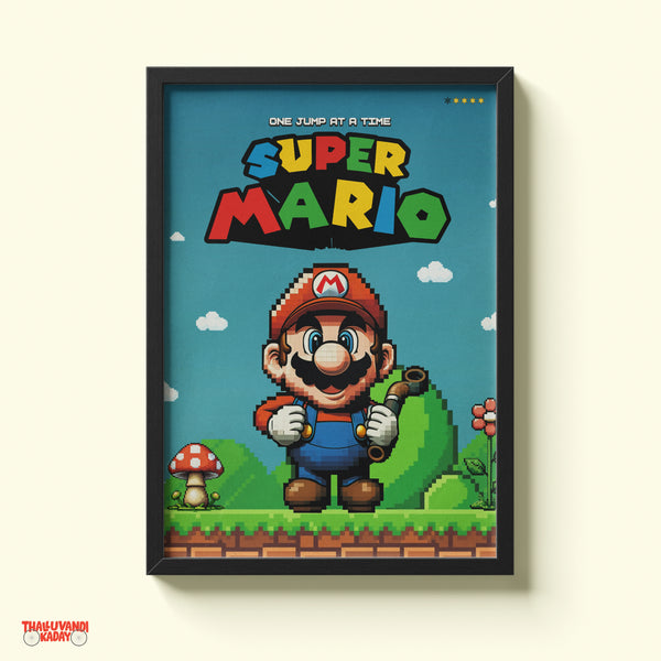 Super Mario – One Jump at a Time Wall Art