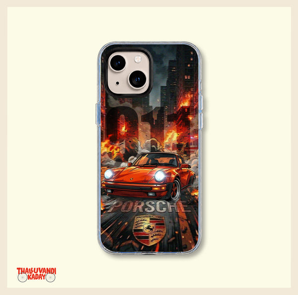 Vintage Porsche Hard Clear Case