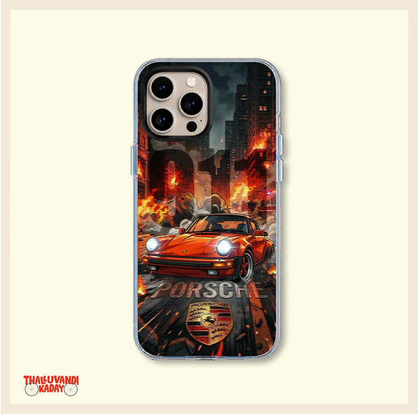 Vintage Porsche 911 Hard Clear Case